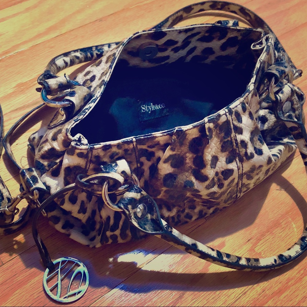 Style&co. animal print leather purse 🐾 👜✨🔥